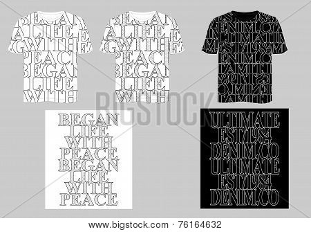 t shirt typography template