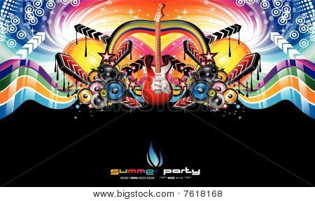 Fondo de la discoteca Flyer