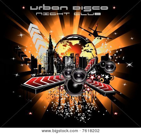 Fondo de la discoteca Flyer