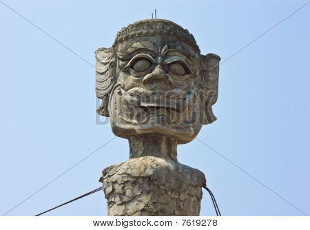 Chaingmai 寺院タイの像