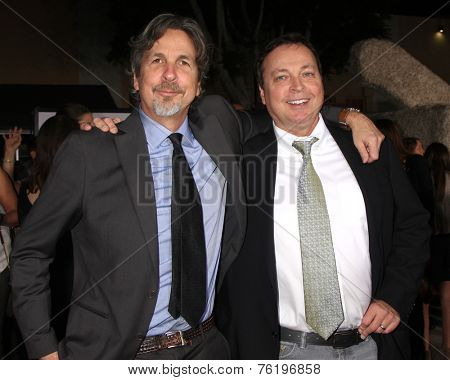 LOS ANGELES - NOV 3:  Peter Farrelly, Bobby Farrelly at the Dumb and Dumber To Premiere at the Village Theater on November 3, 2014 in Los Angeles, CA