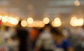 Blur Crowded People Background