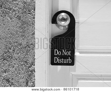 Do Not Disturb Sign Hang On Door Knob