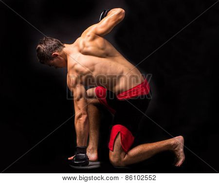 Portrait of boxer