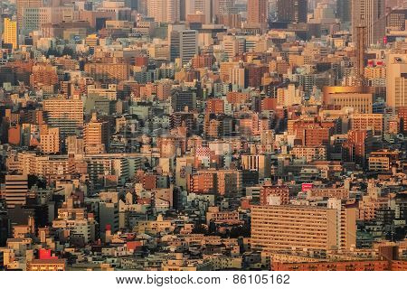 Osaka Bay - an Industrial District in Osaka City, Japan