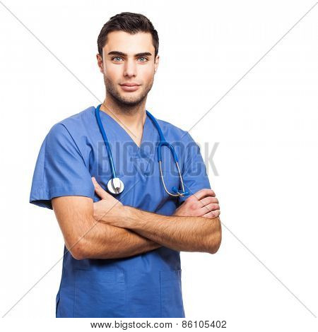 Male nurse portrait