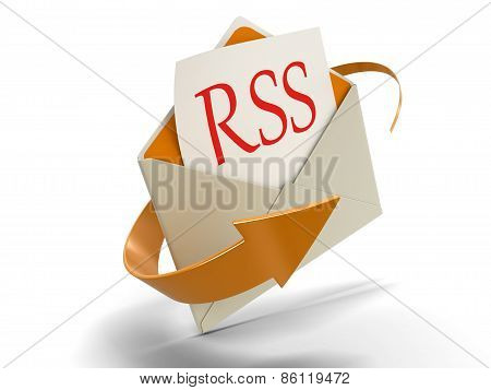 Letter RSS (clipping path included)
