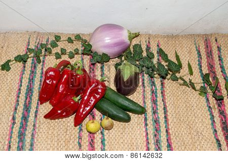 Fruits and vegetables.