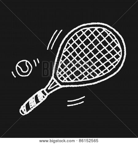Doodle Tennis Racket