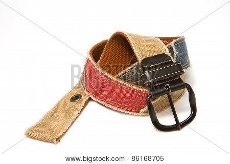 Jean Belt On White