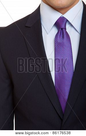 Chic and stylish suit and tie