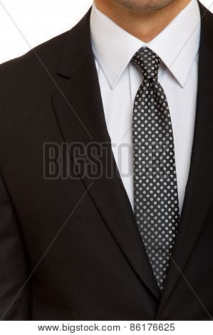 Chic and stylish suit and tie