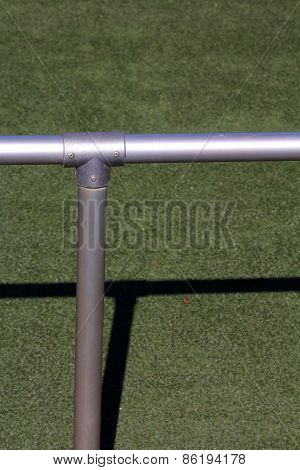 The Fence Of A Football Field