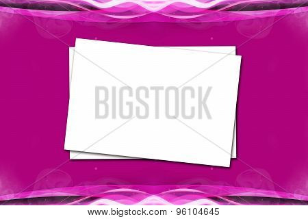Paper On Violet Pink Background