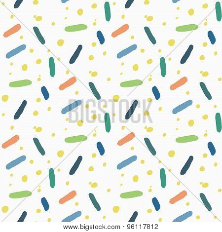 Vector seamless patterns. Modern stylish texture. Cute and colorful background.
