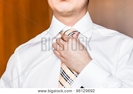 dressed man