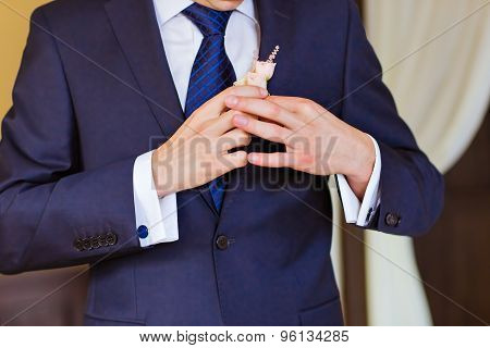 dressed man