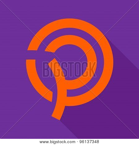 P Letter Line Logo