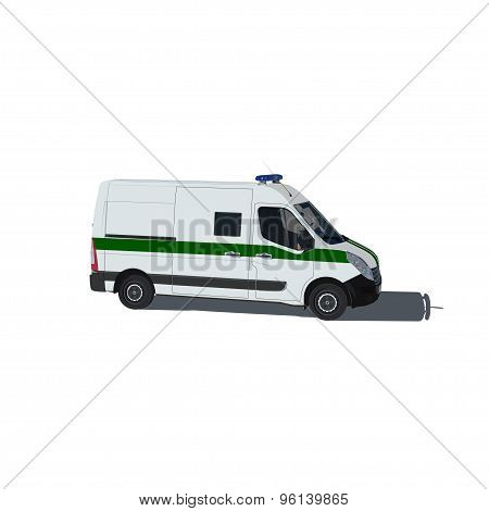 Armored security vehicle