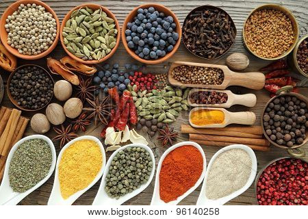 Spices And Herbs.