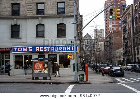 Tom's Restaurant from Seinfeld - Famous diner in Manhattan