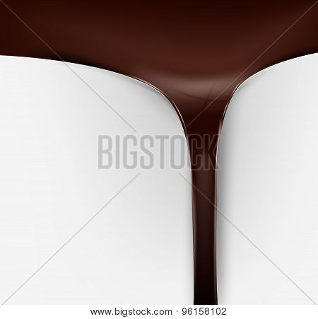 Flowing chocolate