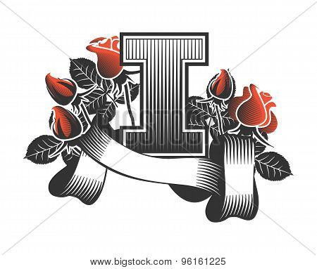 vector vintage letter