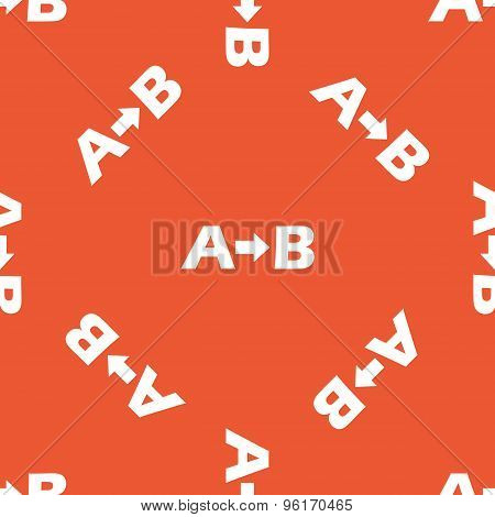 Orange A to B pattern