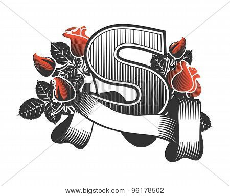 Vector Vintage Letter