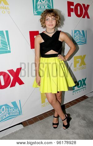 SAN DIEGO, CA - JULY 10: Camren Bicondova arrives at the 20th Century Fox/FX Comic Con party at the Andez hotel on July 10, 2015 in San Diego, CA.