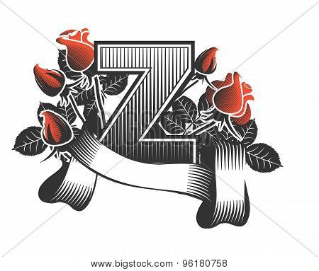 Vector Vintage Letter