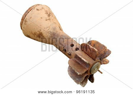 Isolated Ammunition Empty Shell Case