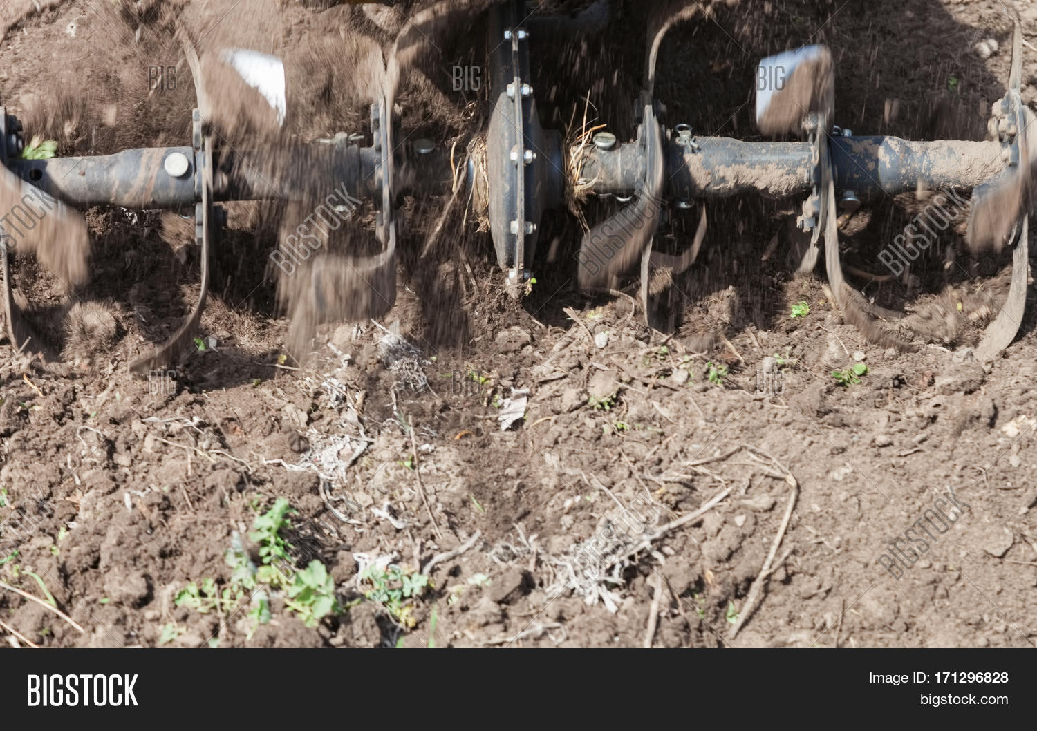 Garden Tiller Work Image & Photo (Free Trial) Bigstock