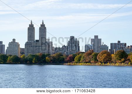 Iconic Views Of The Upper West Side By The Central Park Reservoir