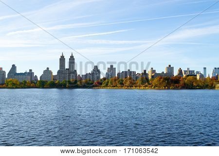 Iconic Views Of The Upper West Side By The Central Park Reservoir
