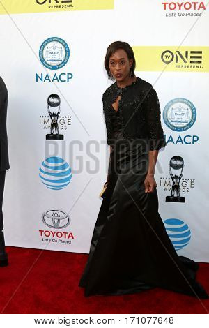 LOS ANGELES - FEB 11:  Margot Lee Shetterly at the 48th NAACP Image Awards Arrivals at Pasadena Conference Center on February 11, 2017 in Pasadena, CA