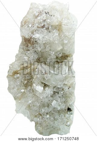 apophyllite semigem geode crystals geological mineral isolated