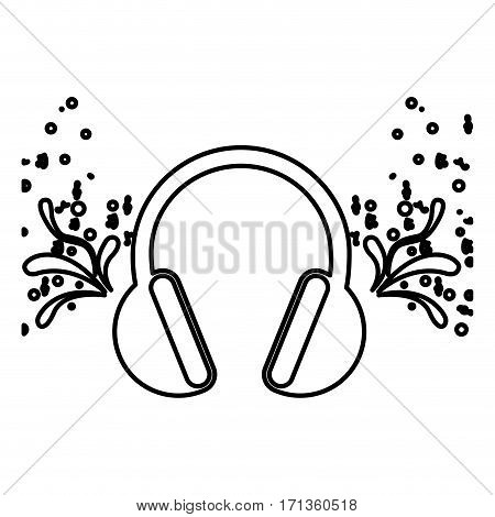 headphone icon stock image, vector illustration design