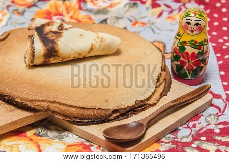 Buttercakes Traditional For Russian Pancake Week