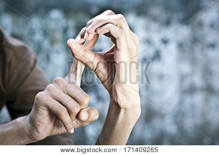 Double handed British Sign Language [BSL] is the predominant sign language of Deaf communities in the United States and most of anglophone Canada.