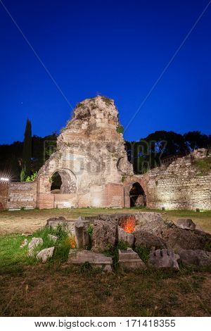 The Old Roman Baths of Odessos Varna Bulgaria