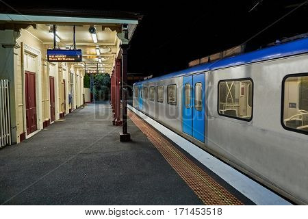 Metro station, end of the line