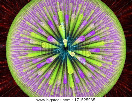 An implosion in space that proceeds a massive explosion.
