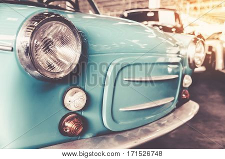 Headlight lamp vintage car vintage retro style
