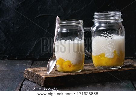Tapioca Dessert With Mango