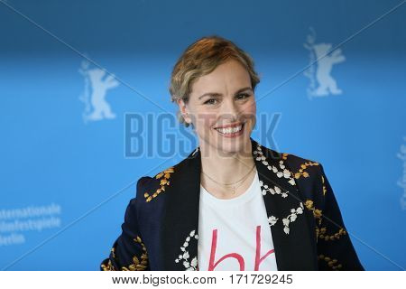 Actress Nina Hoss attends the photocall of 'Return To Montauk / Ruckkehr nach Montauk' during the 67th Berlinale Film Festival Berlin at Grand Hyatt Hotel in Berlin, Germany on February 15, 2017.