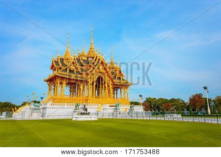 Barom Mangalanusarani Pavillian In The Area Of Ananta Samakhom Throne Hall In Royal Dusit Palace In