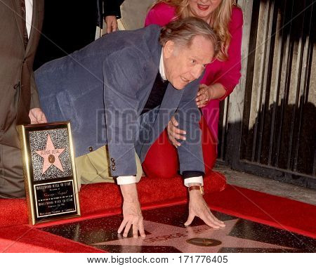 LOS ANGELES - FEB 14:  George Segal Star at the George Segal Star Ceremony at the Hollywood Walk of Fame on February 14, 2017 in Los Angeles, CA