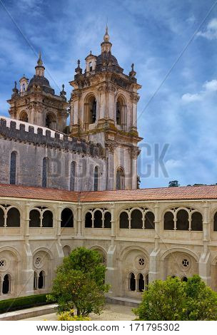 Portugal, Alcobaca Medieval Roman Catholic Monastery church