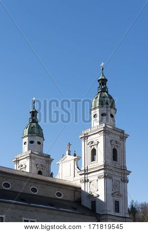 the Landmark hohen Salzburg Castle in Austria